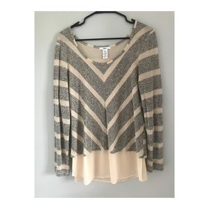 Bar III Zipper Back Blouse